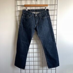Levi's Straight Dark Indigo Jeans